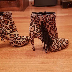 Fun Sam Edelman Leopard Skin booties!
